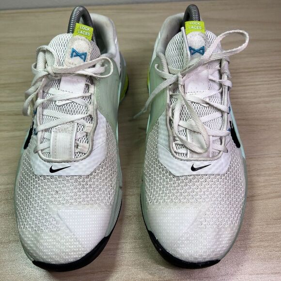 Nike Metcon 7 Sneakers Size 8.5 White Seafoam CrossFit Weightlifting Training - Picture 6 of 12